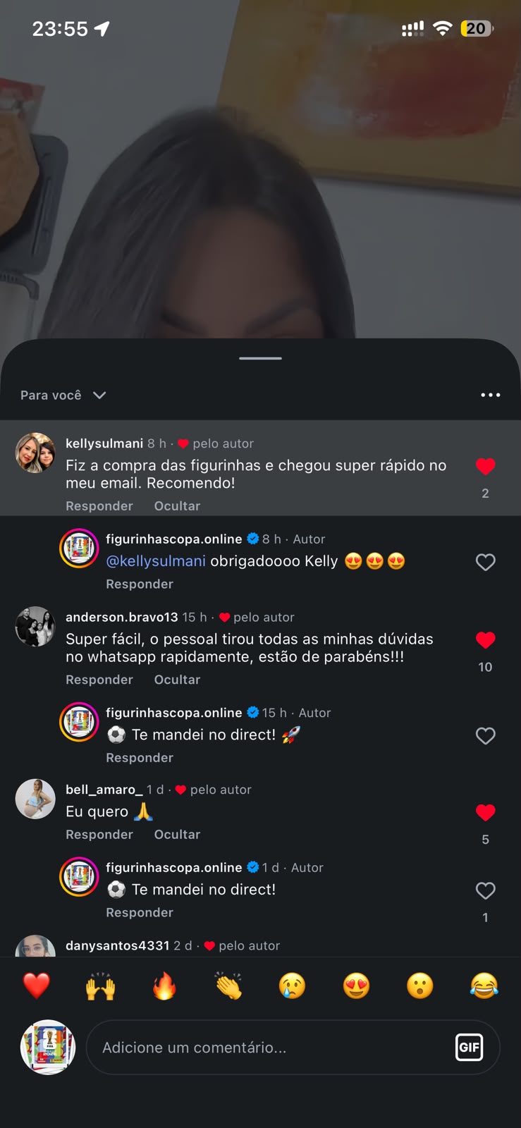 Depoimento de cliente 1